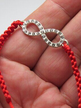Infiniti Red string cz Bracelet